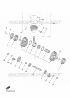 VILEBREQUIN / PISTON pour Yamaha YZF 2023