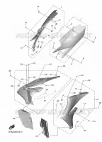 COUVERCLE LATERAL pour Yamaha YZF 2023