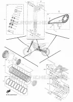 KIT PIECES D'ENTRETIEN pour Yamaha YZF 2023