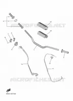 GUIDON ET CABLES pour Yamaha YZF 2023