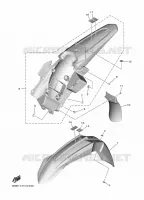 GARDE BOUE pour Yamaha YZF 2023