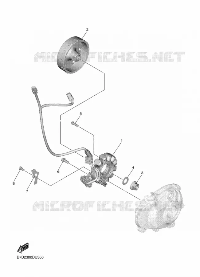 ALLUMAGE Yamaha MOTO 250 2023 YZF  YZ250FP
