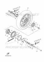 ROUE ARRIERE pour Yamaha R3 2023