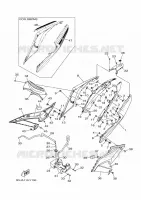 COUVERCLE LATERAL pour Yamaha R3 2023