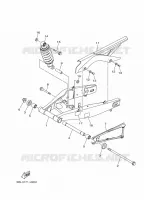 BRAS OSCILLANT / AMORTISSEUR pour Yamaha R3 2023