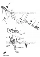 SUPPORT / REPOSE PIEDS pour Yamaha PW 2022