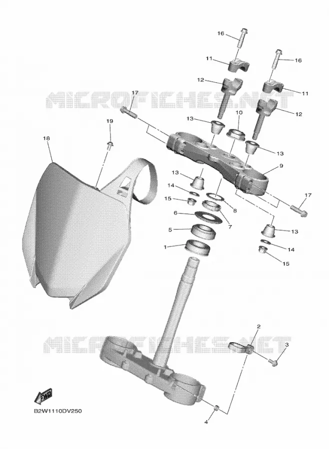 DIRECTION Yamaha MOTO 450 2022 YZF  YZ450FN