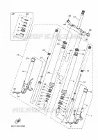 FOURCHE pour Yamaha MT 2022