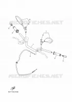 GUIDON ET CABLES pour Yamaha MT 2022