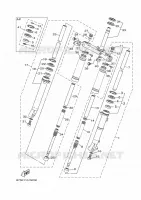 FOURCHE pour Yamaha TW 2022