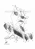 RADIATEUR / DURITES pour Yamaha MT 2022