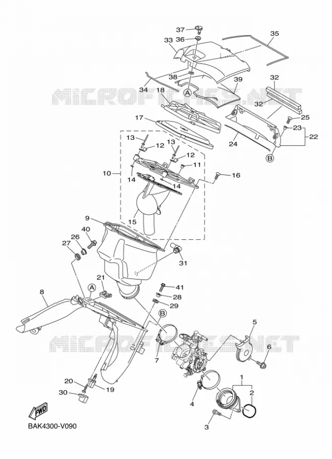 ADMISSION Yamaha MOTO 250 2022 WRF  WR250FN