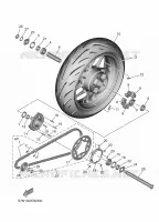 ROUE ARRIERE pour Yamaha MT 2022