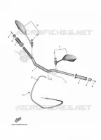 GUIDON ET CABLES pour Yamaha MT 2022