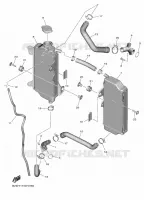 RADIATEUR / DURITES pour Yamaha YZF 2022