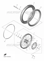 ROUE AVANT pour Yamaha YZF 2022