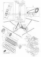 KIT PIECES D'ENTRETIEN pour Yamaha YZF 2022