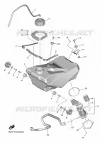 RESERVOIR A ESSENCE pour Yamaha YZF 2022