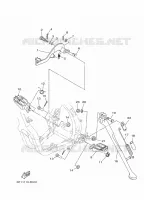 SUPPORT / REPOSE PIEDS pour Yamaha YZ 2022