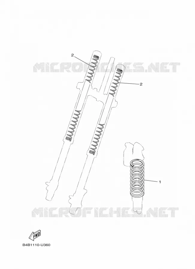 PIÈCES OPTIONNELLES Yamaha MOTO 85 2021 YZ  YZ85ML