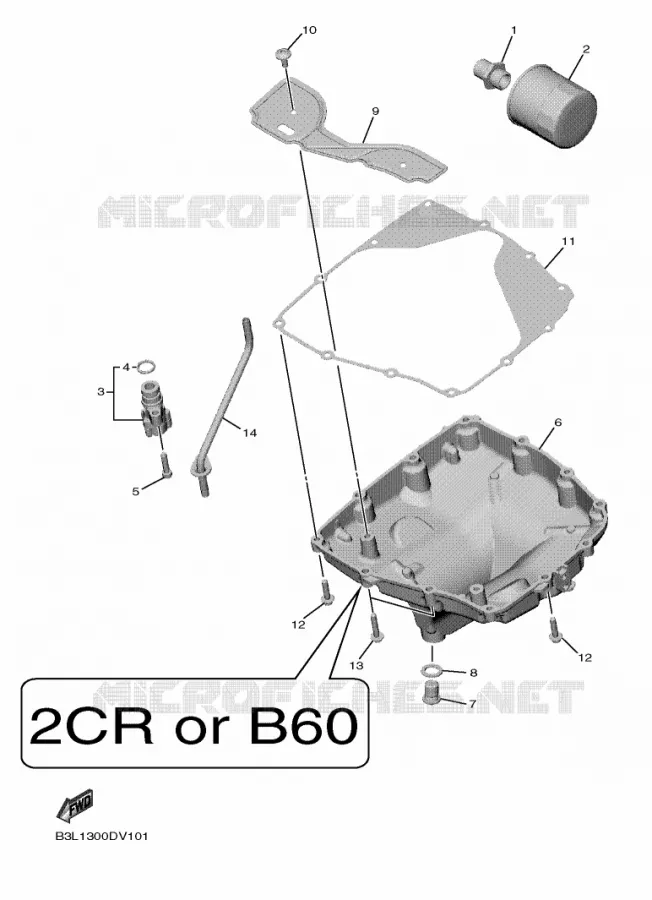 FILTRE A HUILE Yamaha MOTO 1000 2021 R1M  YZFR1MAML / YZF1000D