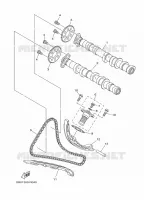 ARBRE A CAMES / CHAINE DE DISTRIBUTION pour Yamaha XSR 2021
