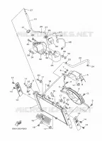 RADIATEUR / DURITES pour Yamaha XSR 2021