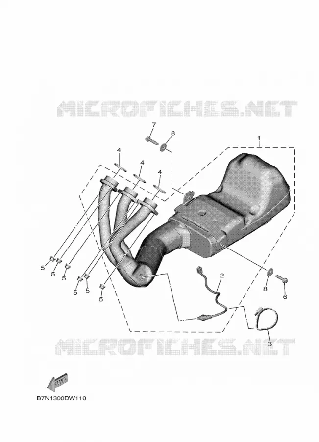 ECHAPPEMENT Yamaha MOTO 900 2021 TRACER  MTT890D