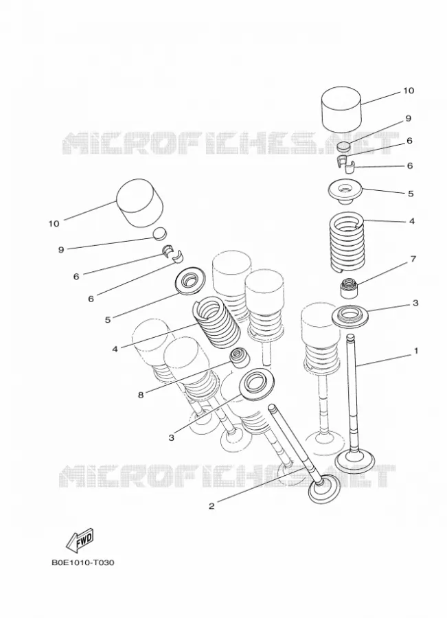 SOUPAPE Yamaha MOTO 300 2021 R3  YZF320-A