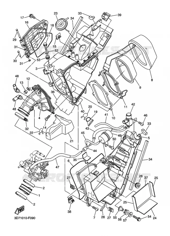 ADMISSION Yamaha MOTO 250 2020 WRR  WR25RL