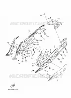 COUVERCLE LATERAL pour Yamaha TRACER 2020