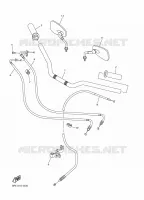 GUIDON ET CABLES pour Yamaha BOLT 2020