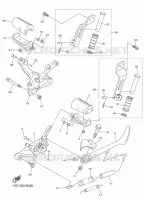 SUPPORT / REPOSE PIEDS pour Yamaha BOLT 2020
