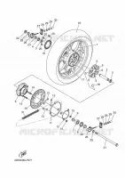 ROUE ARRIERE pour Yamaha R3 2020