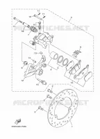 ETRIER DE FREIN ARRIERE pour Yamaha R3 2020