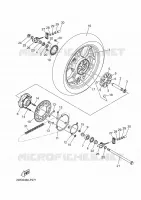 ROUE ARRIERE pour Yamaha R3 2020