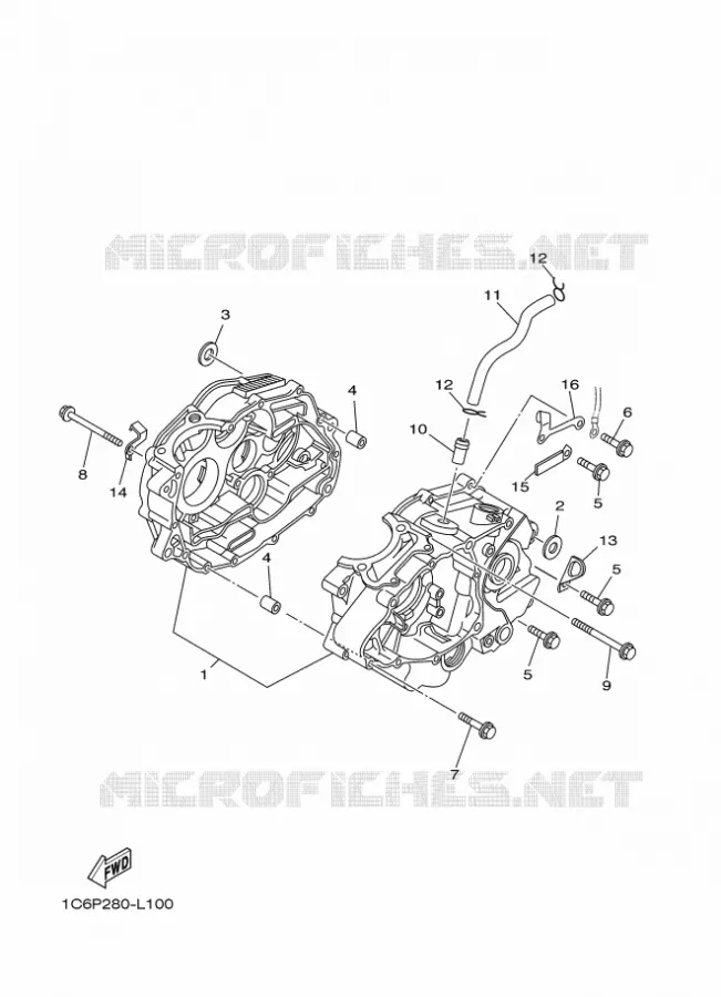 CARTER MOTEUR Yamaha MOTO 230 2020 TTR  TT-R230L