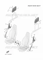 SELLE 4 pour Yamaha WOLVERINE 2024