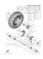 ROUE AVANT 2 pour Yamaha WOLVERINE 2024
