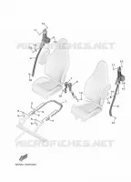 SELLE 2 pour Yamaha WOLVERINE 2024