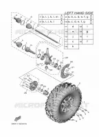 ROUE AVANT pour Yamaha WOLVERINE 2024