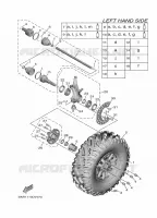 ROUE AVANT pour Yamaha WOLVERINE 2024
