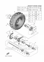 ROUE AVANT 2 pour Yamaha WOLVERINE 2024
