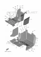 SUPPORT / REPOSE PIEDS 2 pour Yamaha WOLVERINE 2024