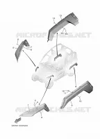 GARDE BOUE pour Yamaha WOLVERINE 2024