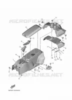 COUVERCLE LATERAL 3 pour Yamaha WOLVERINE 2024