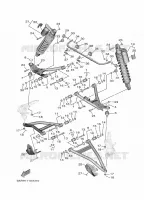 SUSPENSION / ROUE AVANT pour Yamaha WOLVERINE 2024