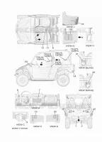 EMBLEME / ETIQUETTE 1 pour Yamaha WOLVERINE 2024