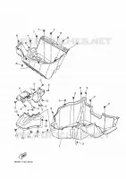 SUPPORT / REPOSE PIEDS pour Yamaha YXZ 2024