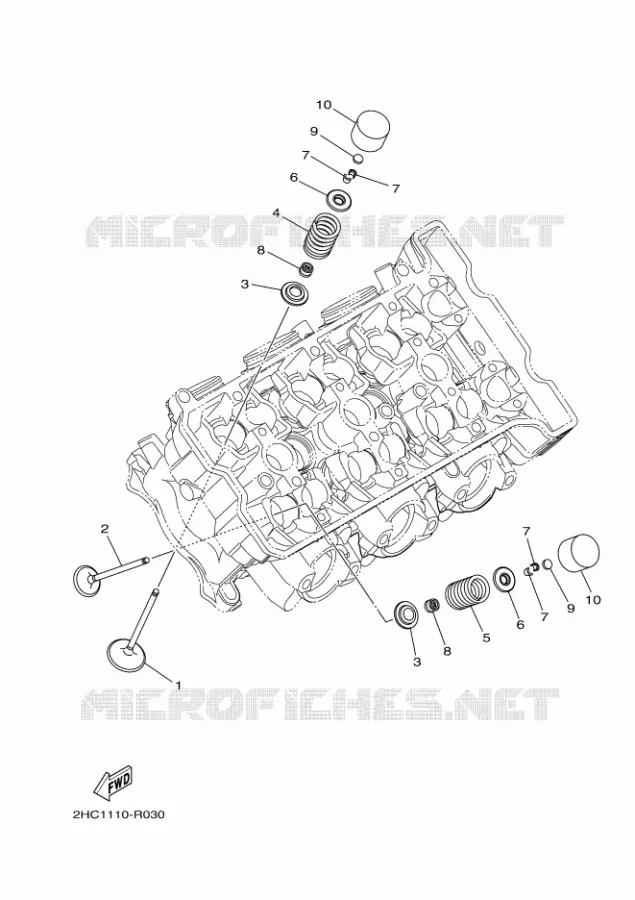 SOUPAPE Yamaha SIDE BY SIDE 1000 2024 YXZ  YX10ZXPSR / YXZ1000ETS
